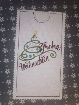 Frohe Weihnachten - Schokihülle