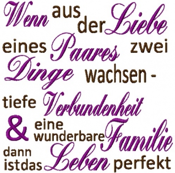 Schriftzug Liebe...