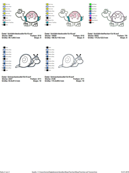 Beas Tierchen - DoodleSet