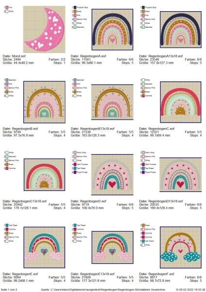 bunte Regenbogen