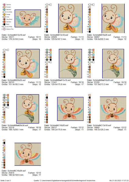 süsse Schmetterlinge