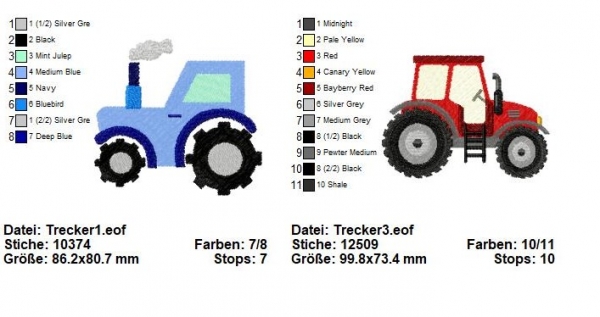 Treckerset - Schlüsselanhänger