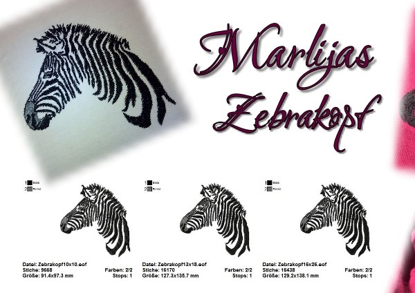 Marlijas Zebrakopf